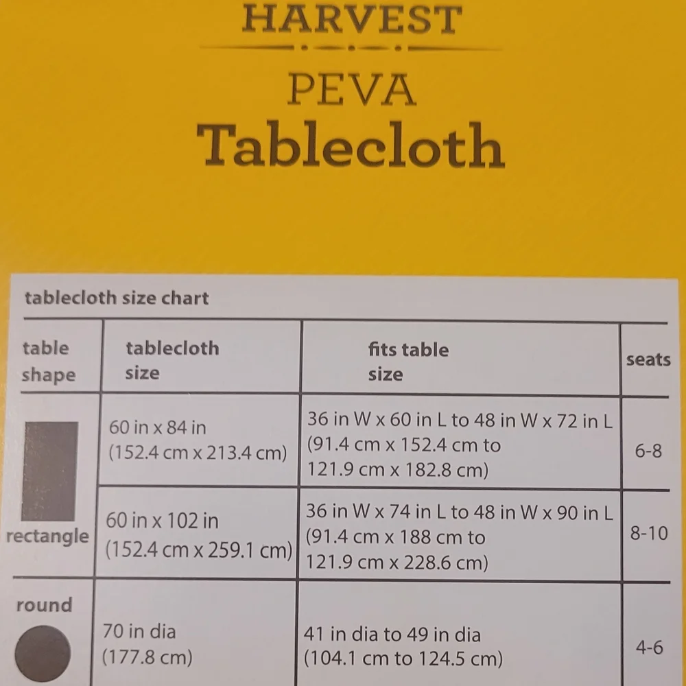NEW Way To Celebrate Harvest Wreaths & Florals Tablecloth